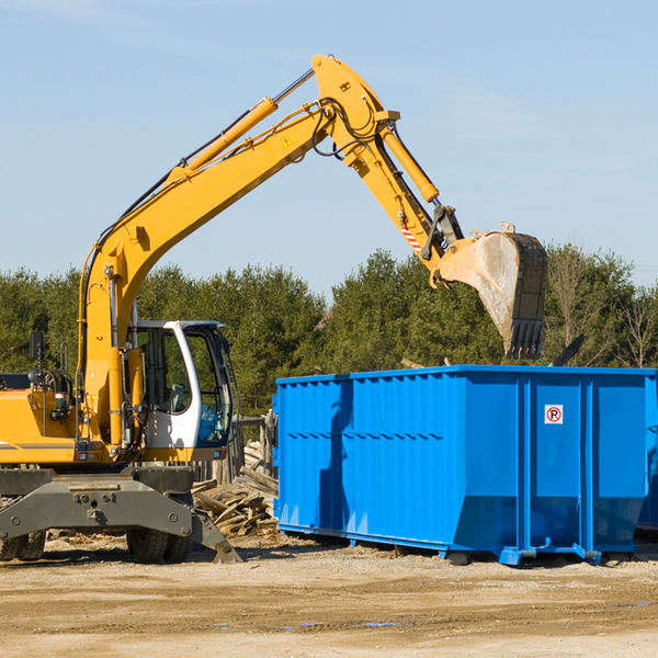 can i choose the location where the residential dumpster will be placed in Feasterville PA